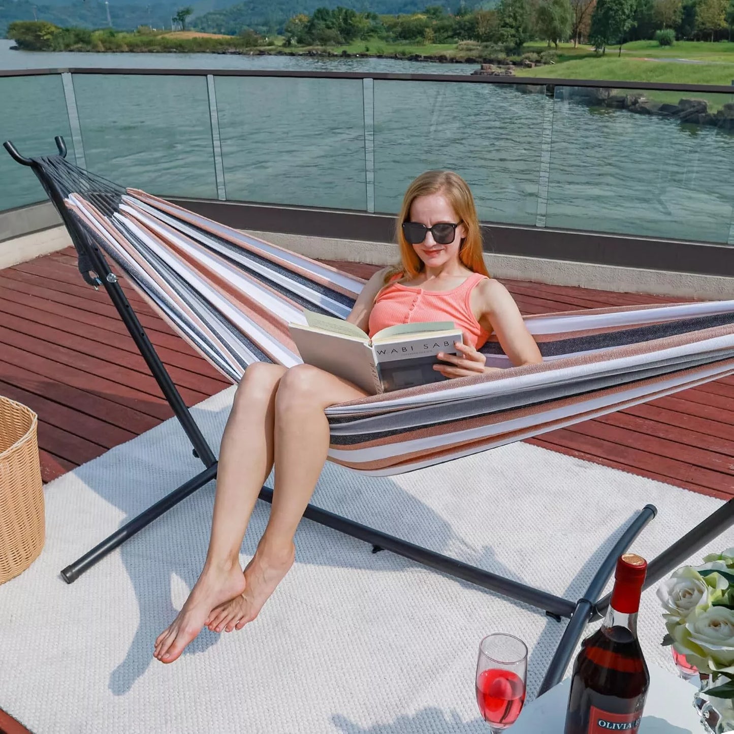 2-Person Hammock with Stand