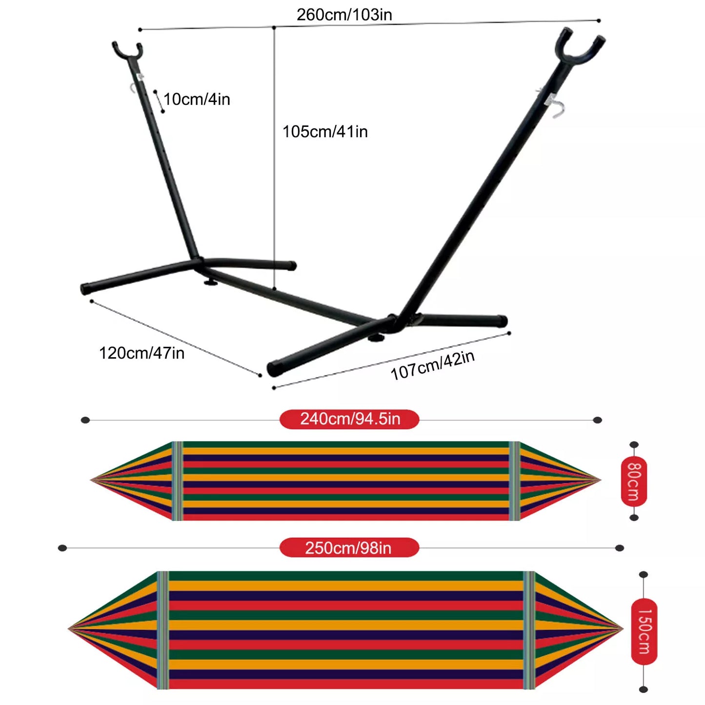 2-Person Hammock with Stand