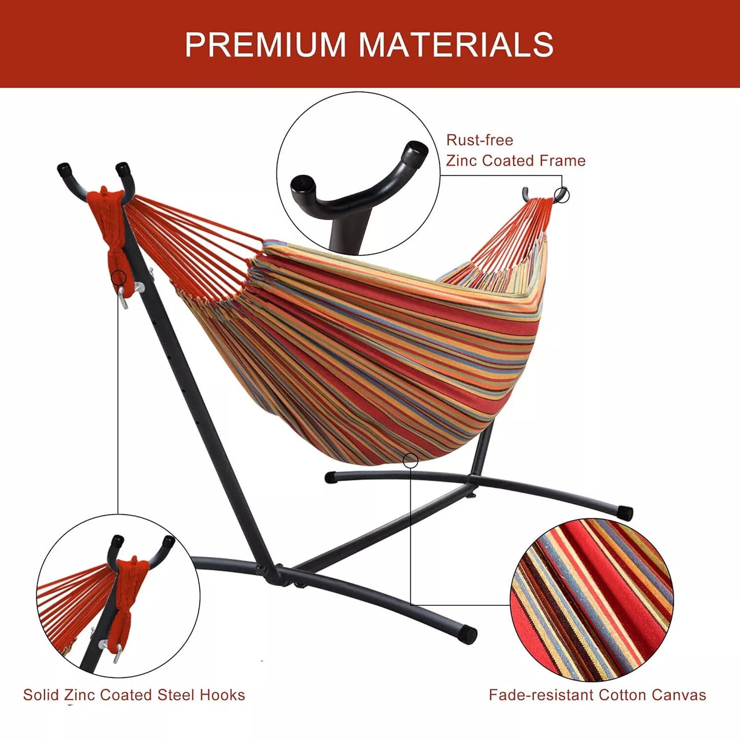 2-Person Hammock with Stand