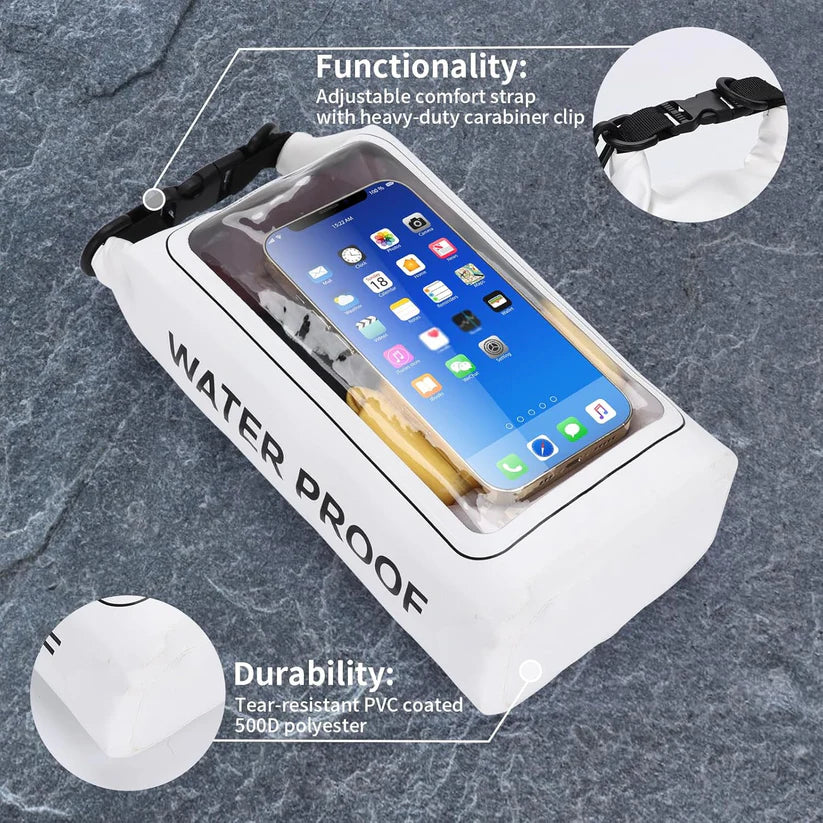 2L Waterproof Dry Bag Touch Screen
