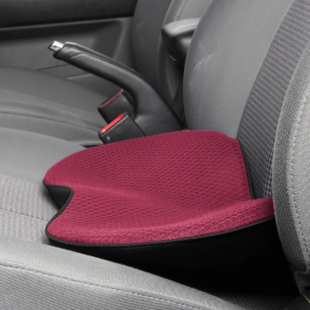 Car Seat Cushion – Memory Foam Booster for Driving Comfort & Height