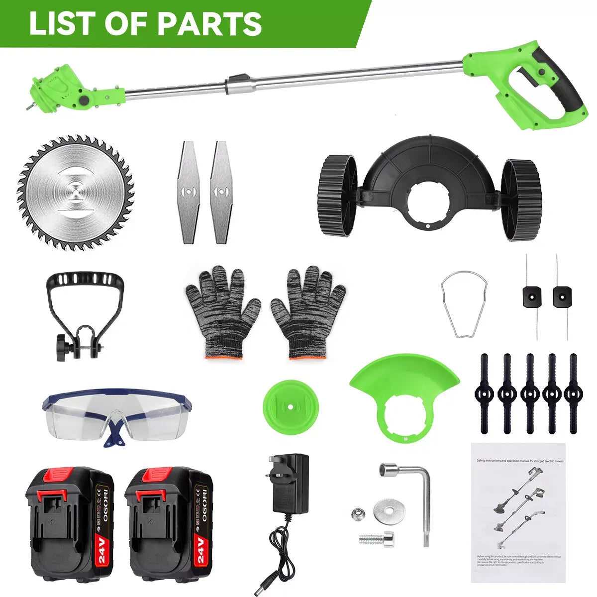 24V Cordless Grass Trimmer