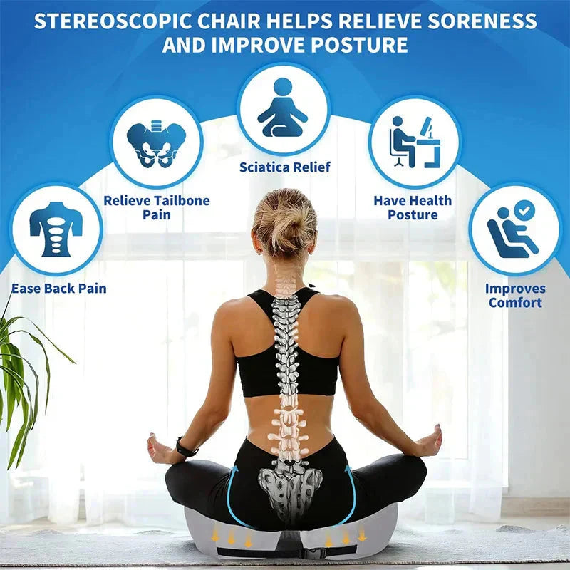 Adjustable Memory Foam Seat Cushion