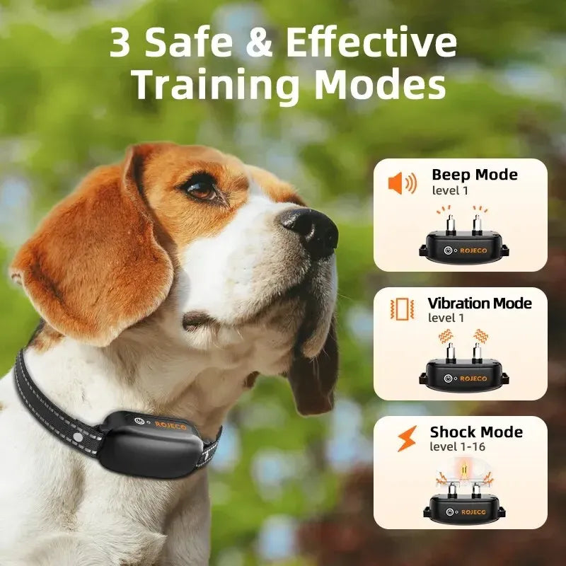 ProTrain Rechargeable Waterproof Dog Training Collar with Remote