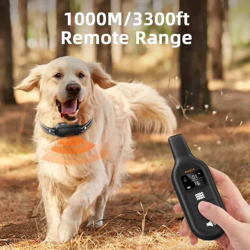 ProTrain Rechargeable Waterproof Dog Training Collar with Remote