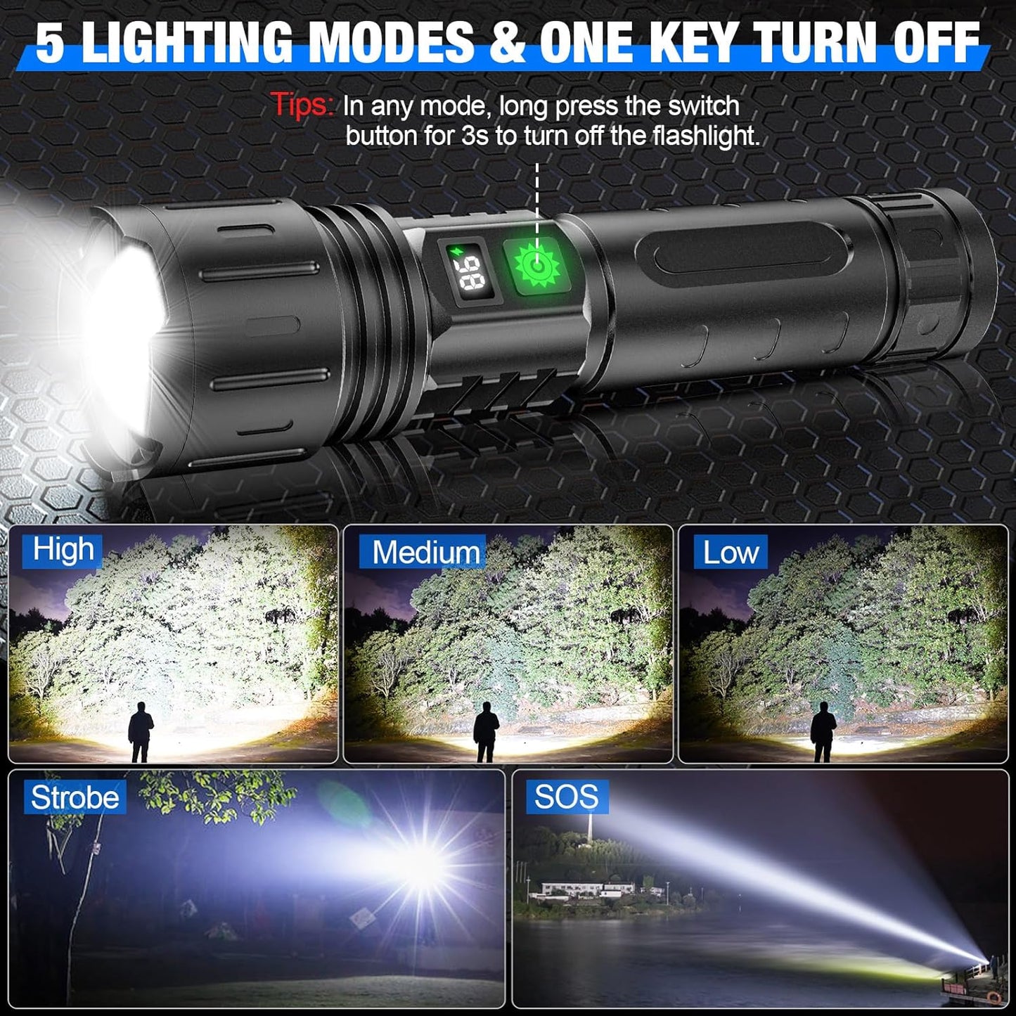 Tactical LED Flashlight