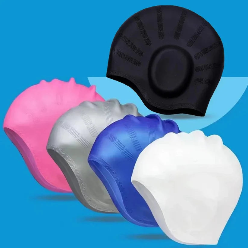 Waterproof Silicone Swim Cap