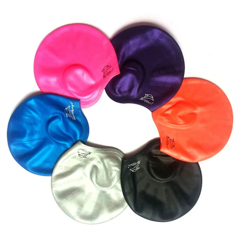 Waterproof Silicone Swim Cap