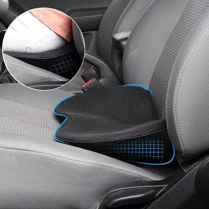 Car Seat Cushion – Memory Foam Booster for Driving Comfort & Height