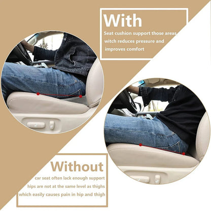 Car Seat Cushion – Memory Foam Booster for Driving Comfort & Height