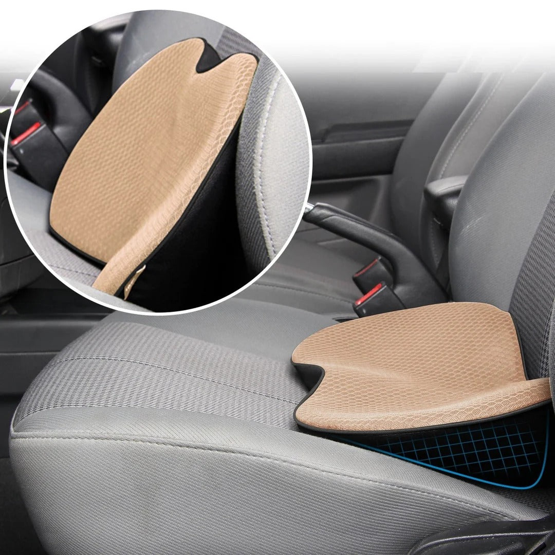 Car Seat Cushion – Memory Foam Booster for Driving Comfort & Height